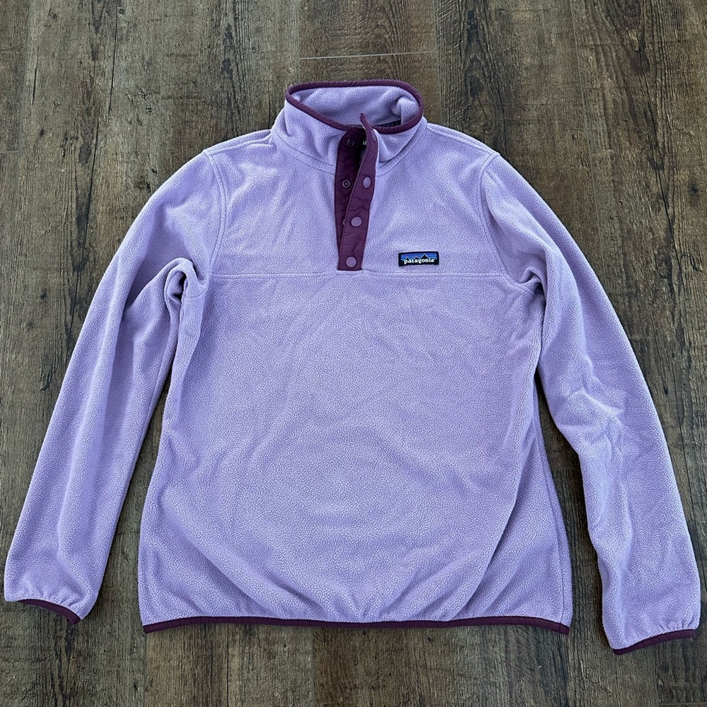 Patagonia Lavender Fleece Pullover